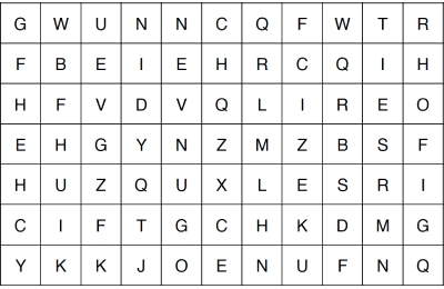 Create a printable word search