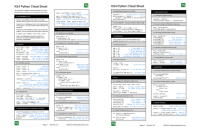 KS3 Python Programming Workbook on TES